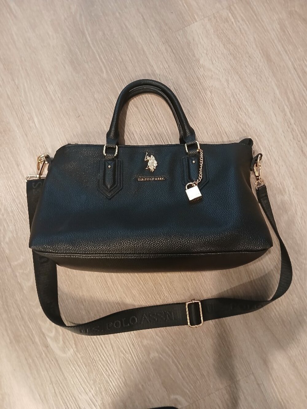 NEW GREAT BLACK US POLO ASSN. SATCHEL!!!